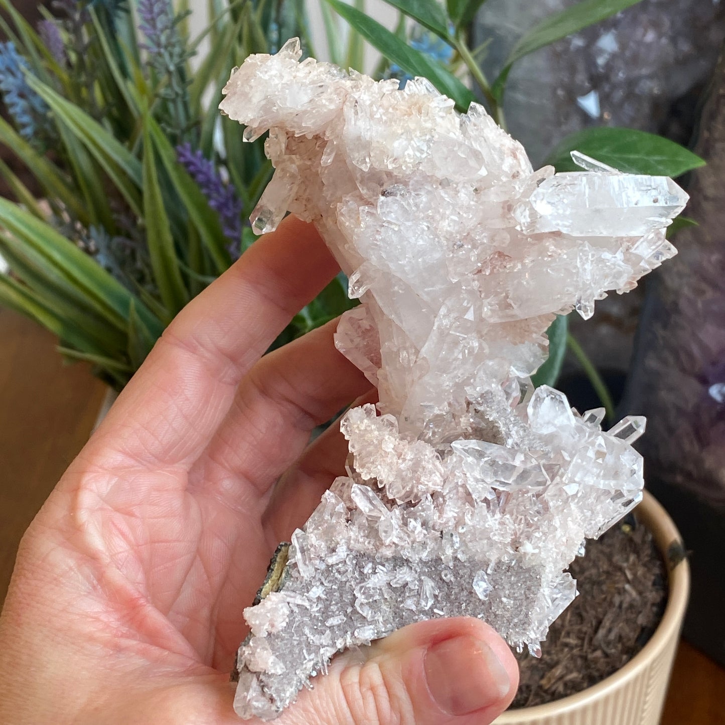 Pink Lemurian Quartz, Colombia