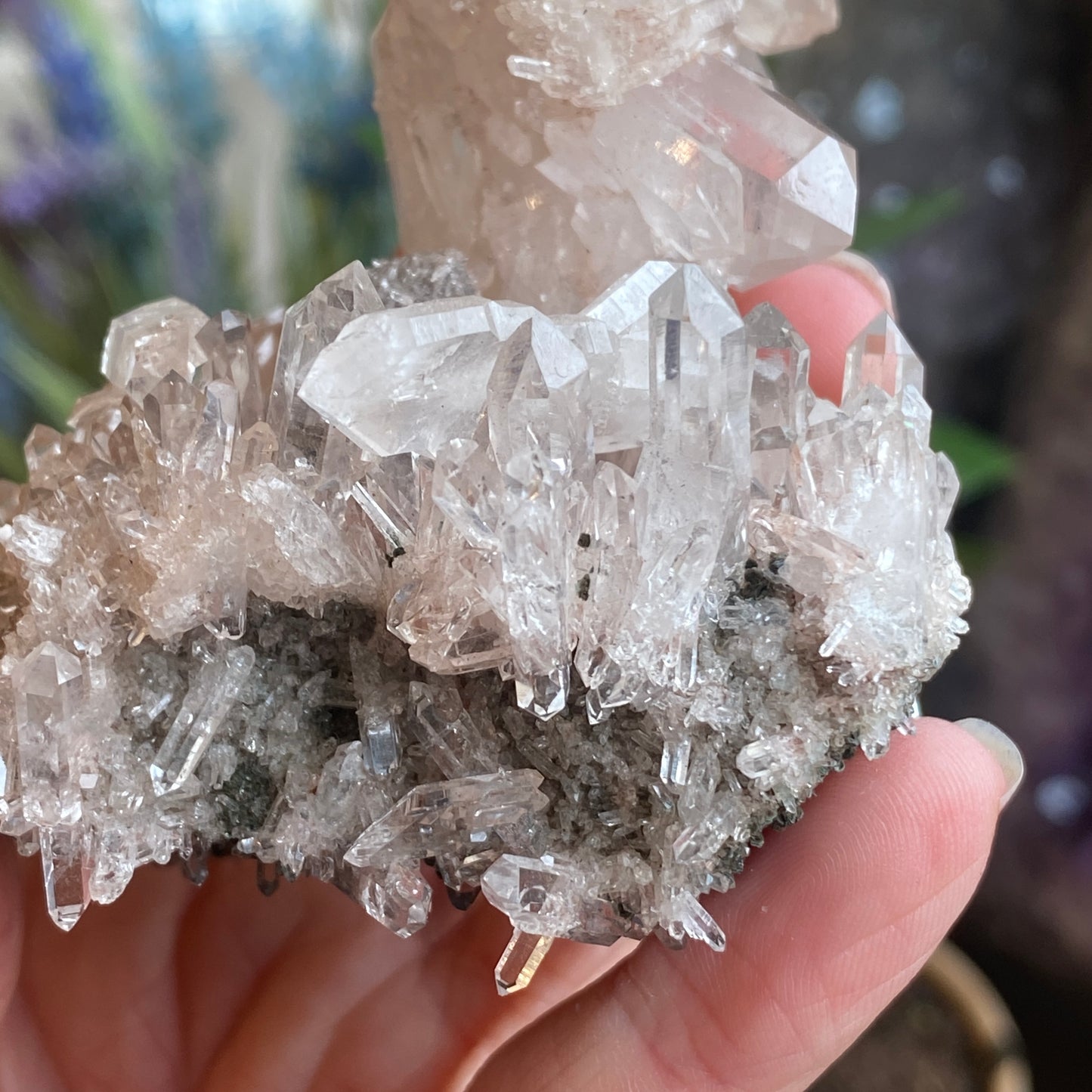 Pink Lemurian Quartz, Colombia