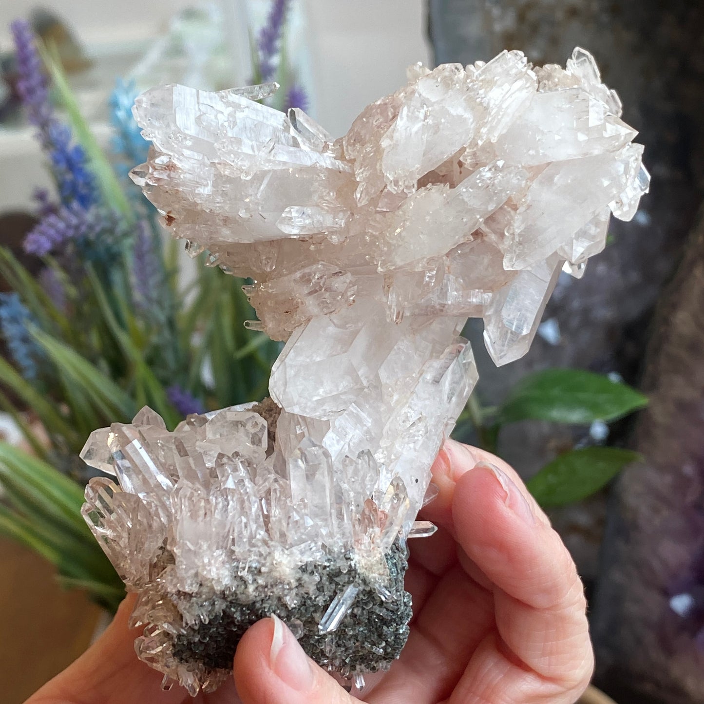 Pink Lemurian Quartz, Colombia