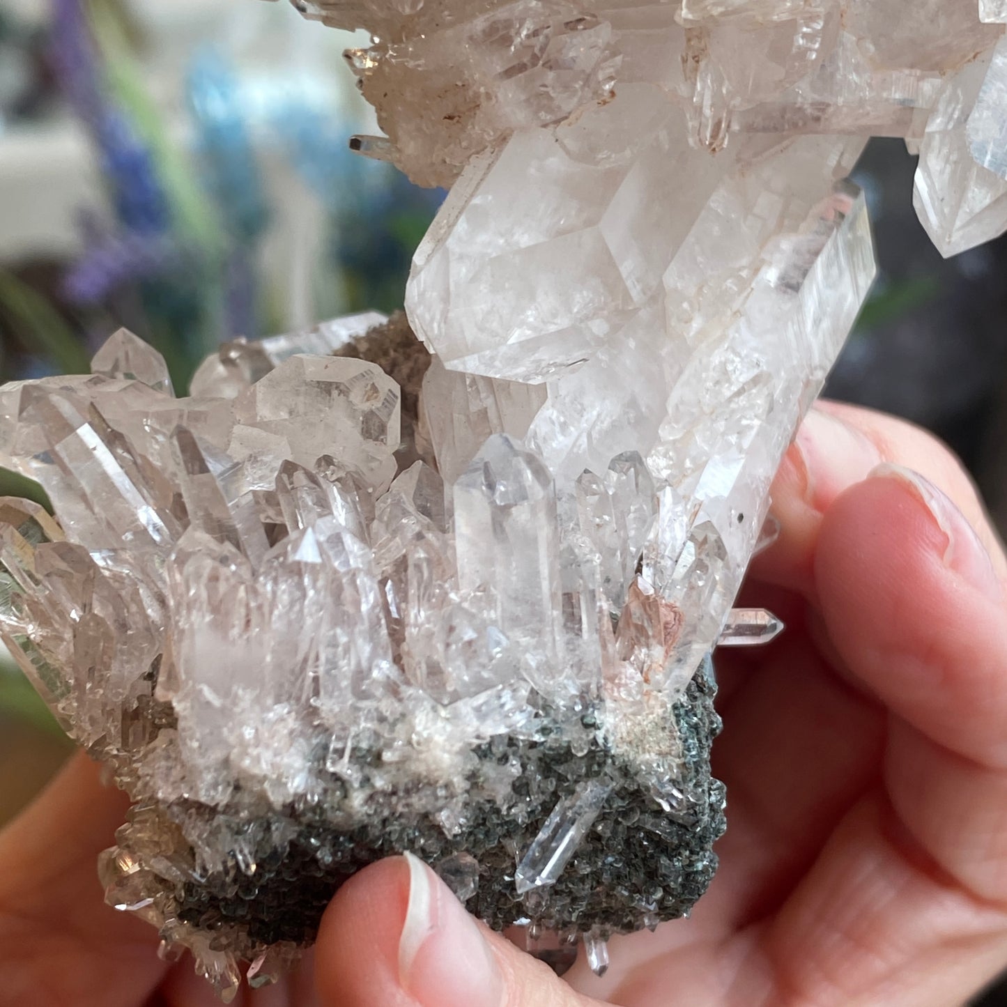 Pink Lemurian Quartz, Colombia