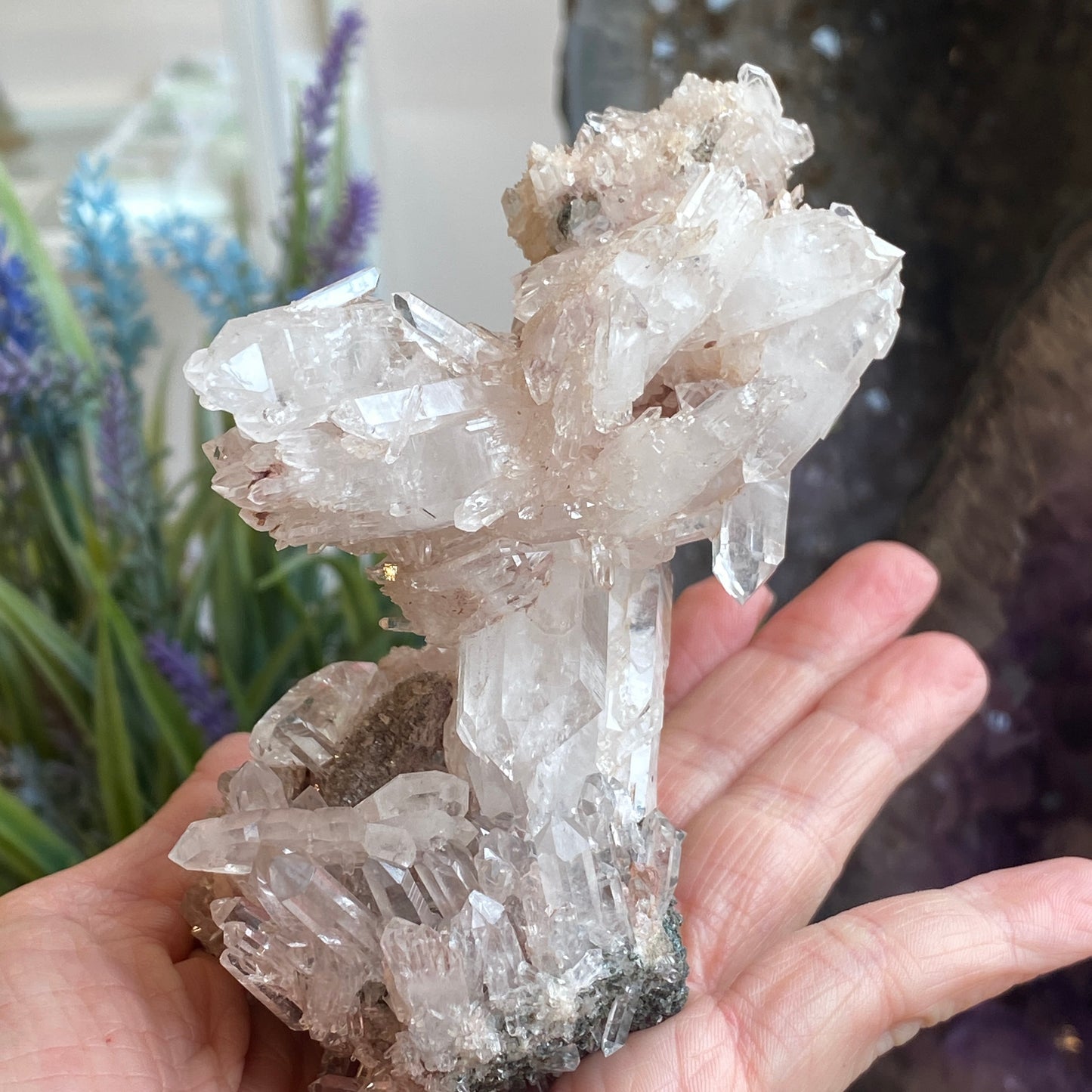 Pink Lemurian Quartz, Colombia