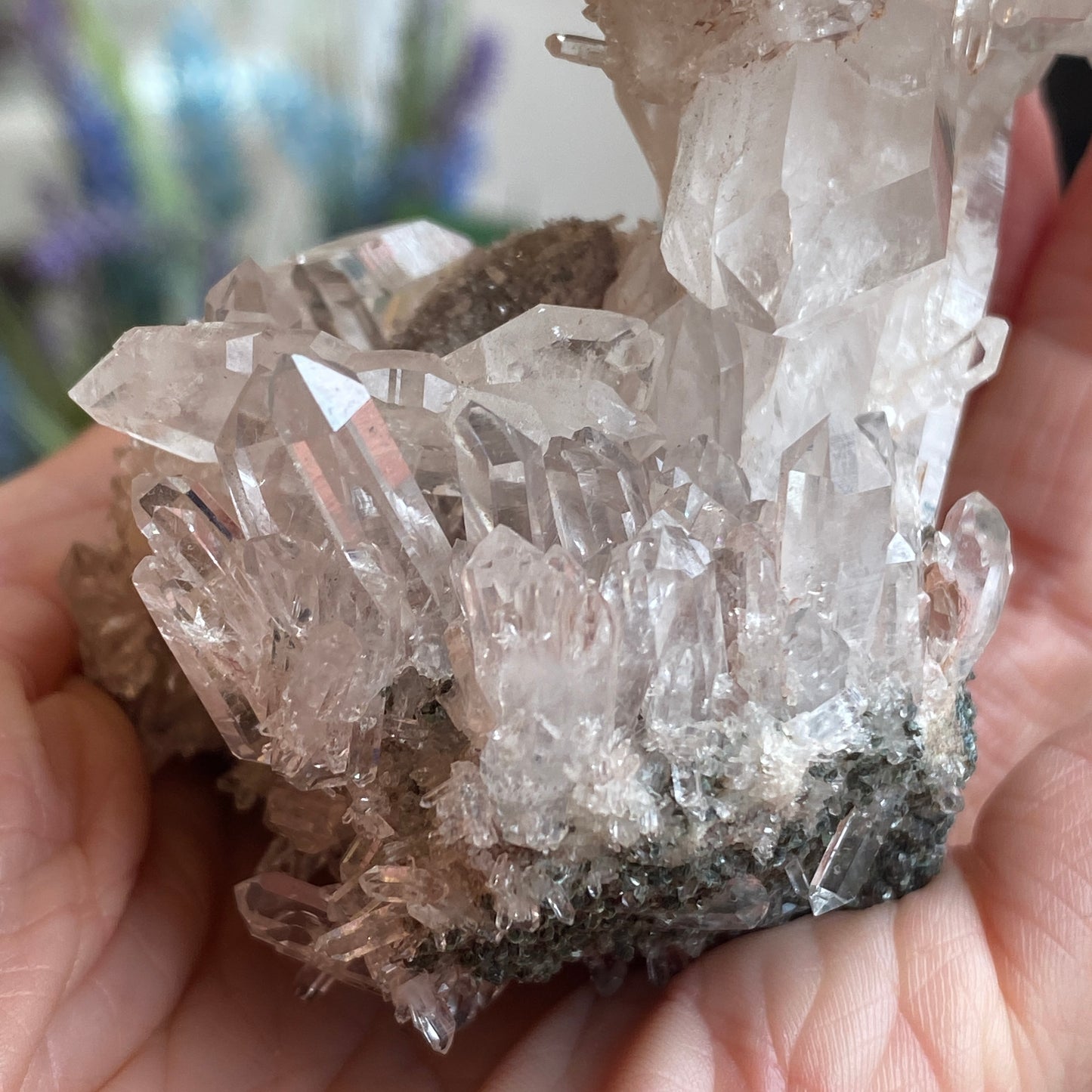 Pink Lemurian Quartz, Colombia