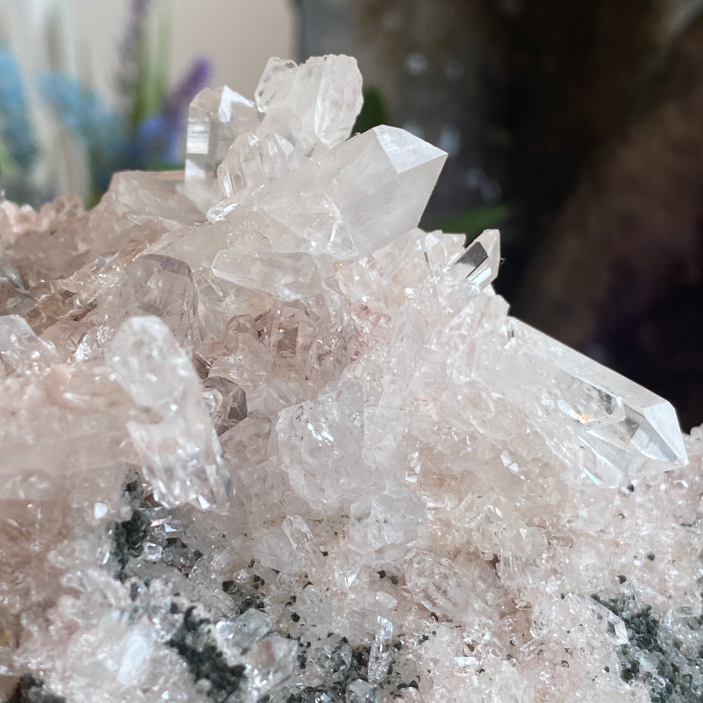 Pink Lemurian Quartz, Colombia