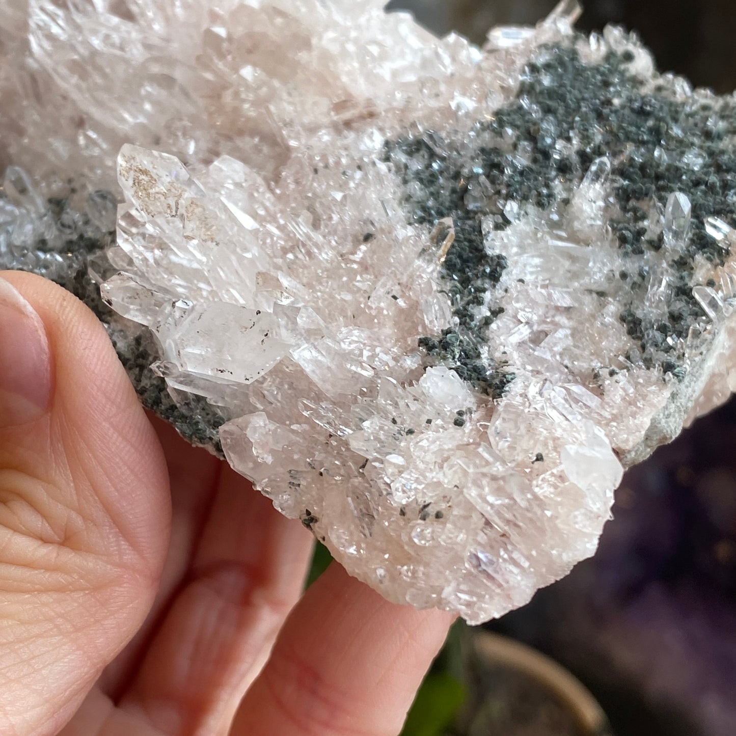Pink Lemurian Quartz, Colombia