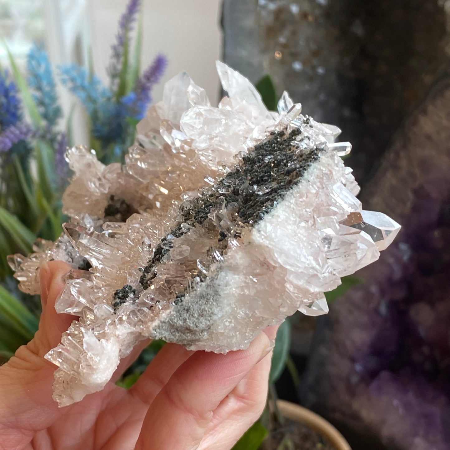 Pink Lemurian Quartz, Colombia