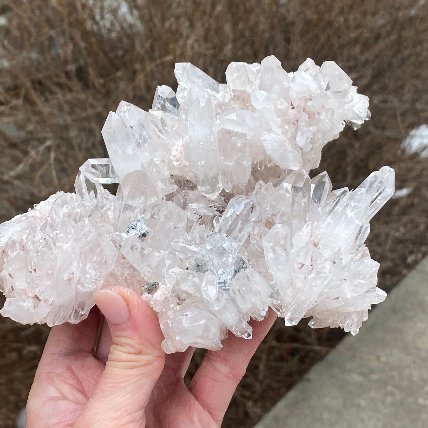 Pink Lemurian Quartz, Colombia, 1 Kilo!