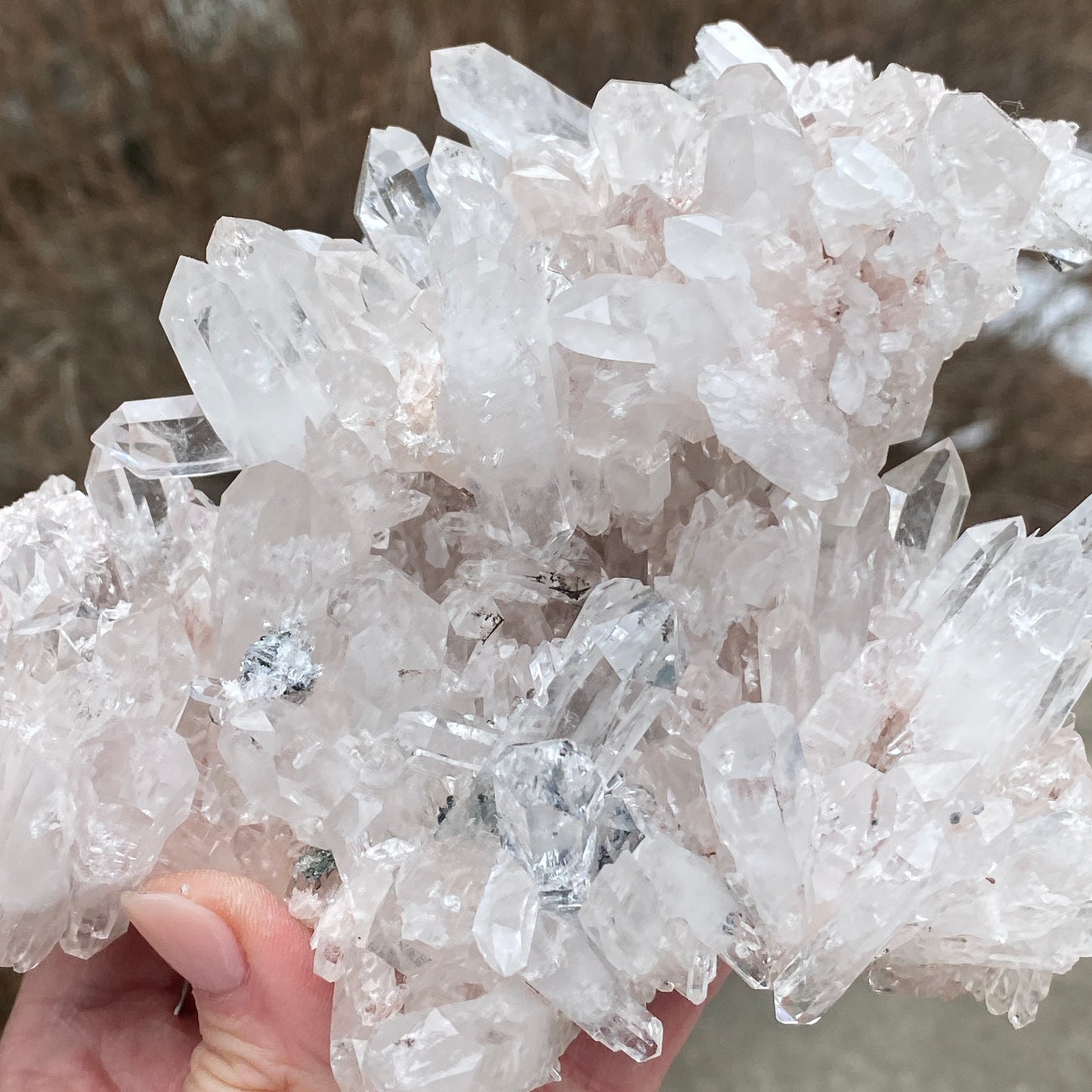 Pink Lemurian Quartz, Colombia, 1 Kilo!