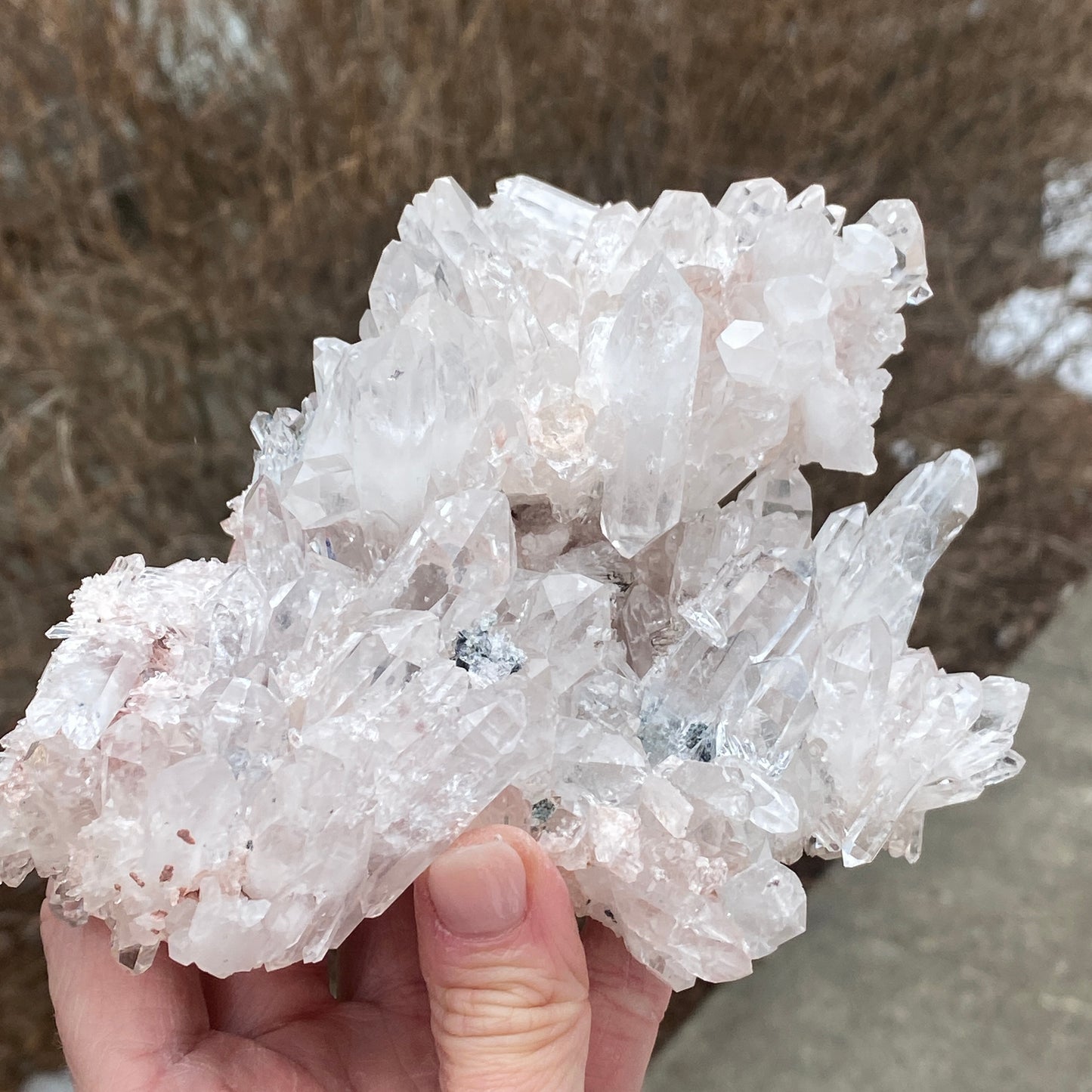 Pink Lemurian Quartz, Colombia, 1 Kilo!