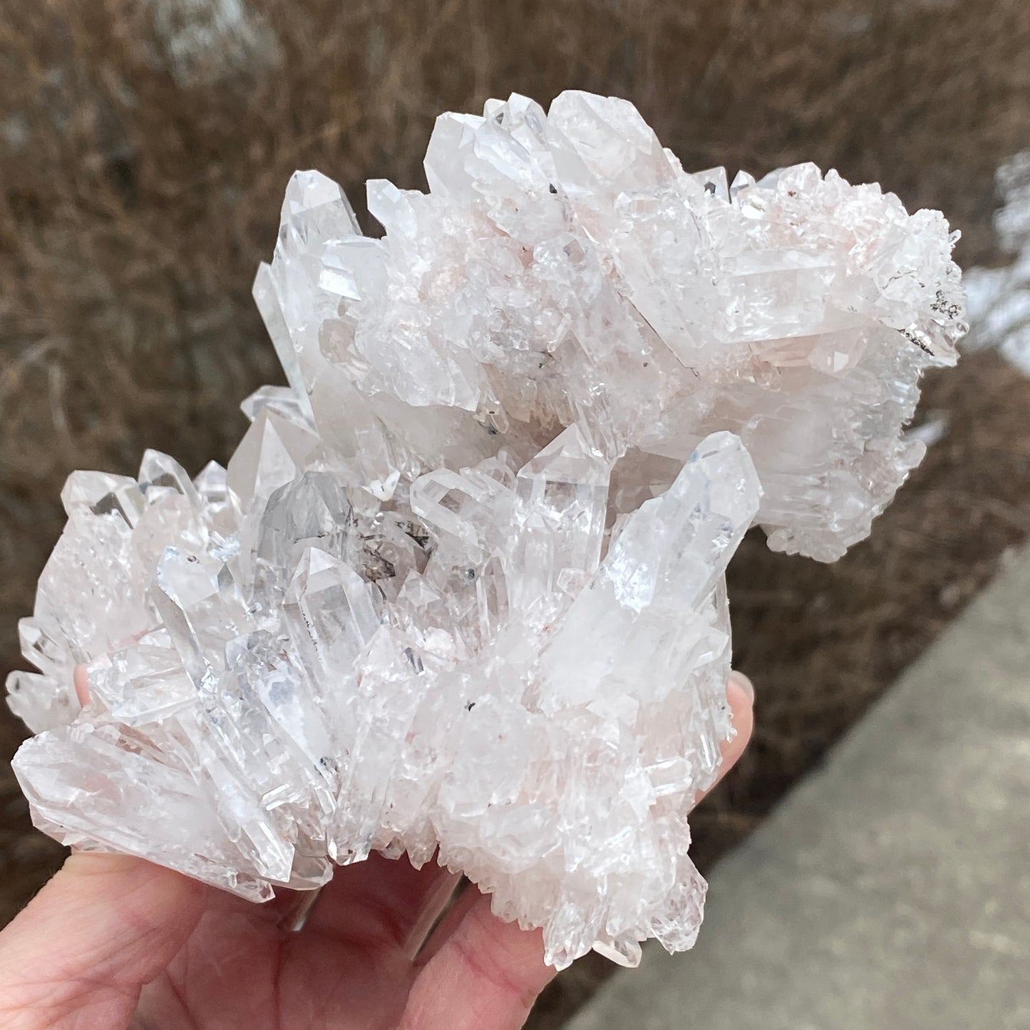 Pink Lemurian Quartz, Colombia, 1 Kilo!