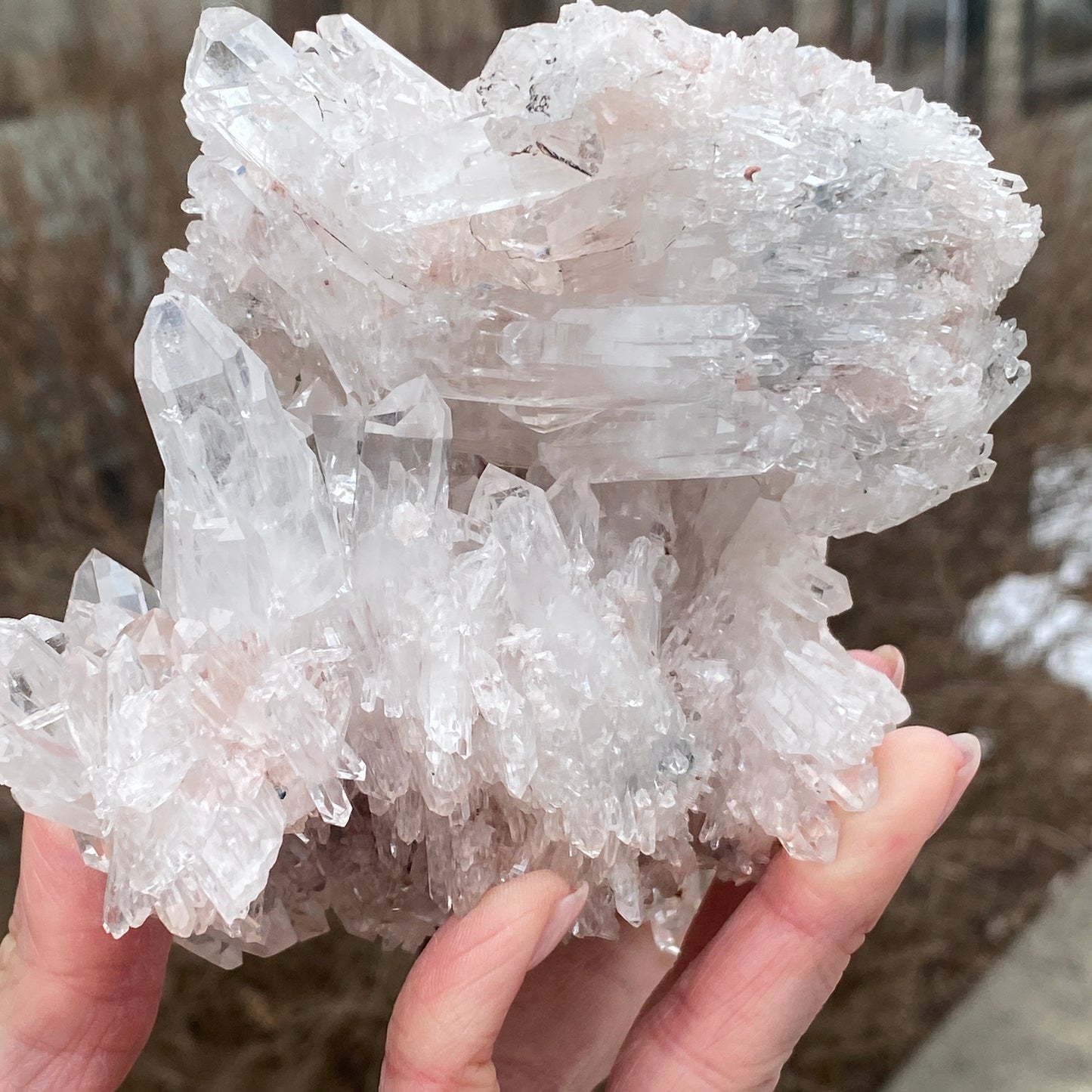 Pink Lemurian Quartz, Colombia, 1 Kilo!