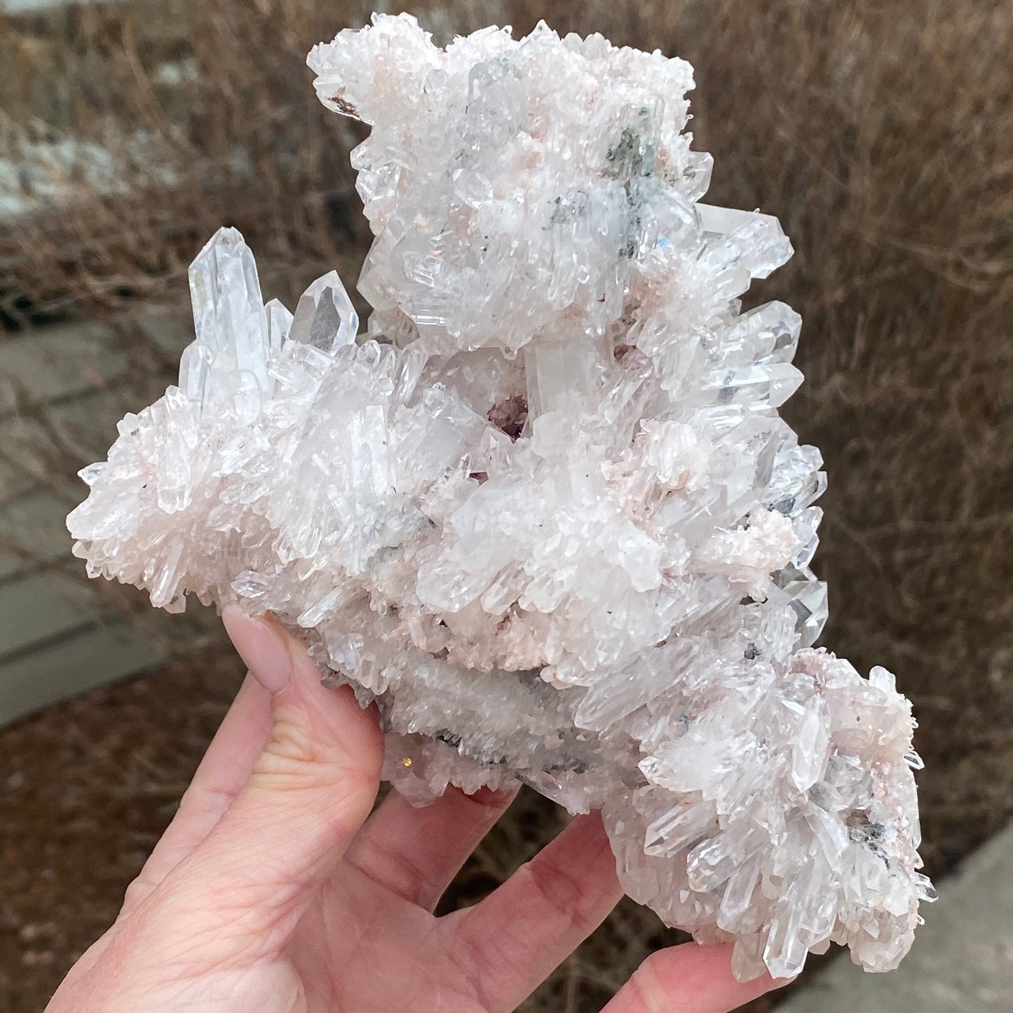 Pink Lemurian Quartz, Colombia, 1 Kilo!