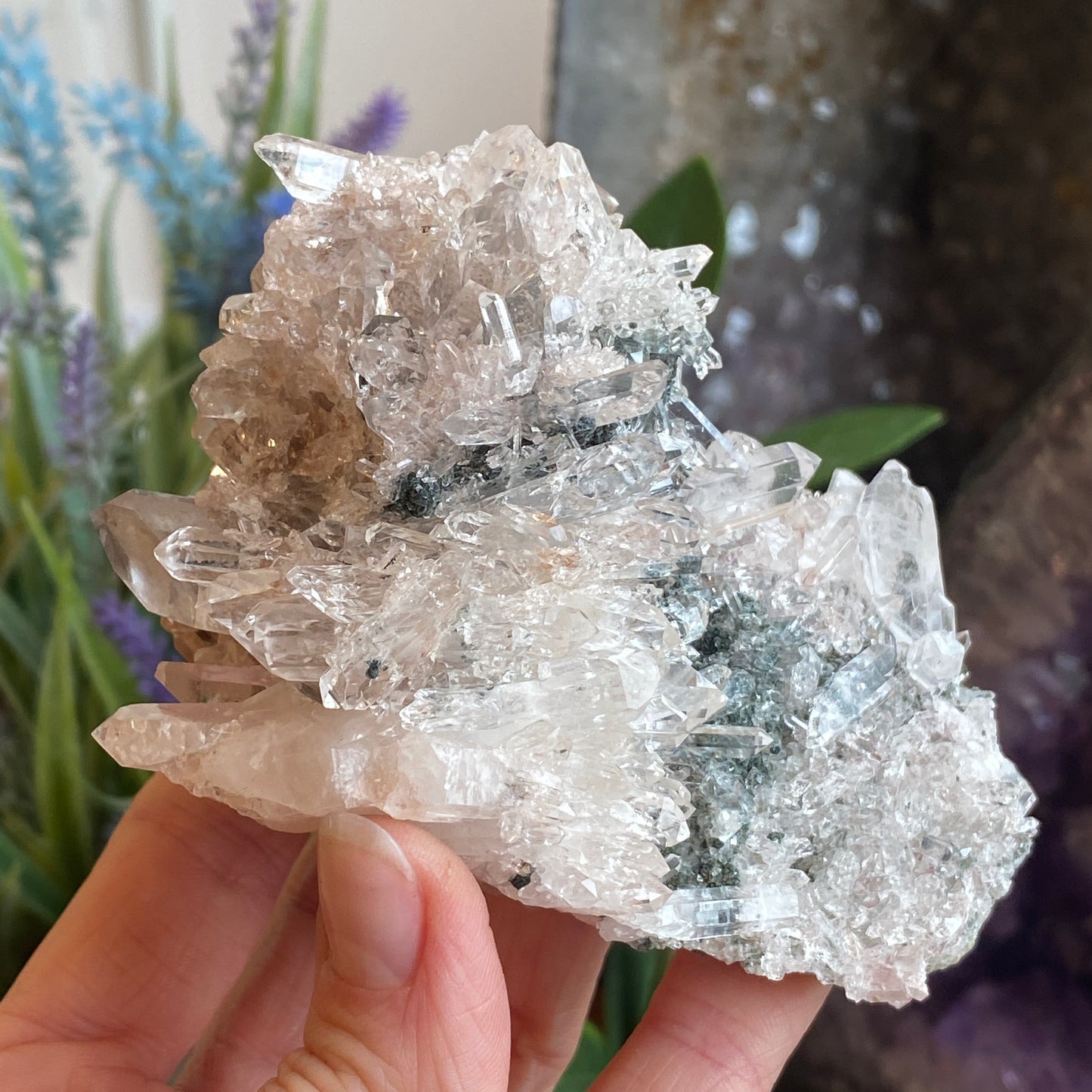 Pink Lemurian Quartz, Colombia