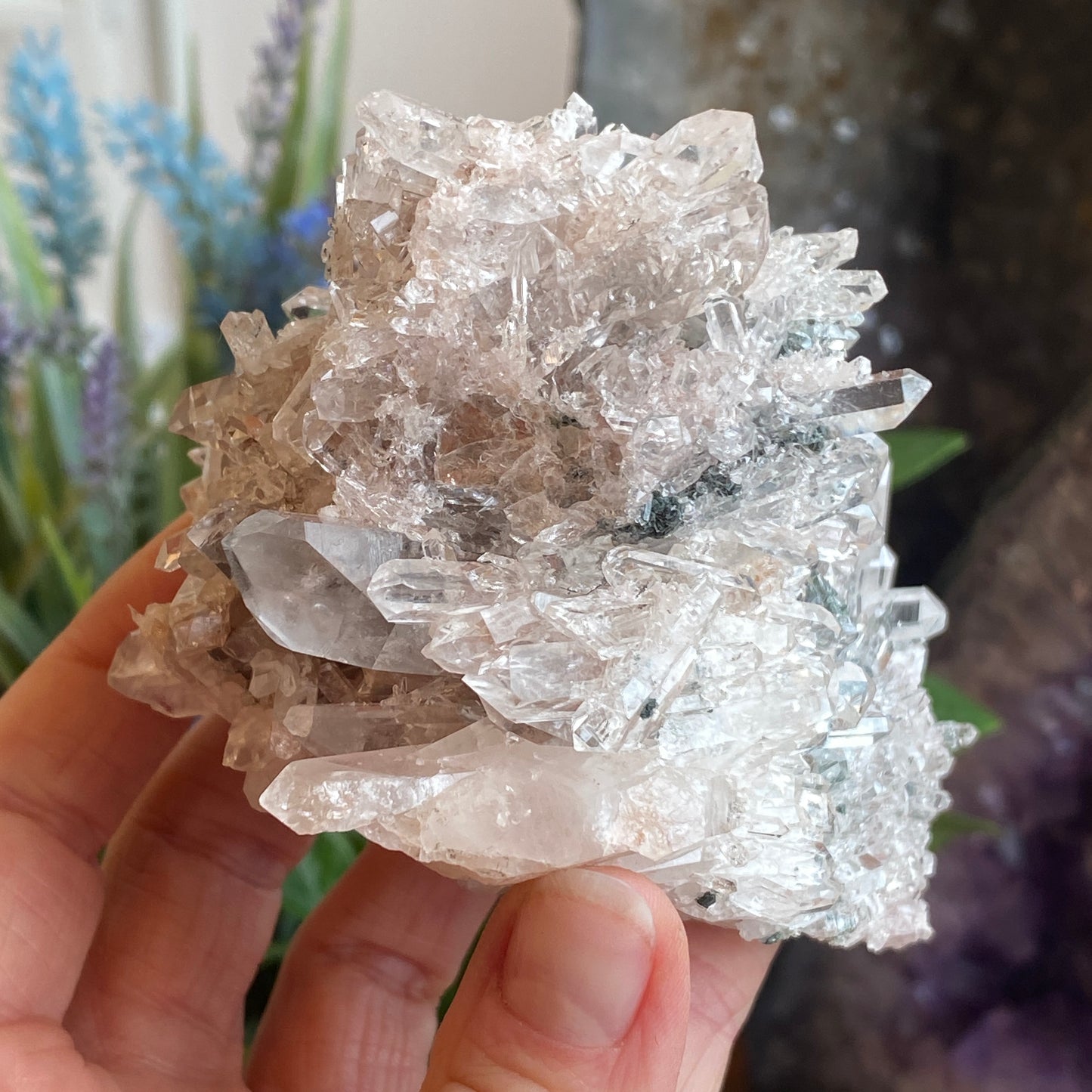 Pink Lemurian Quartz, Colombia