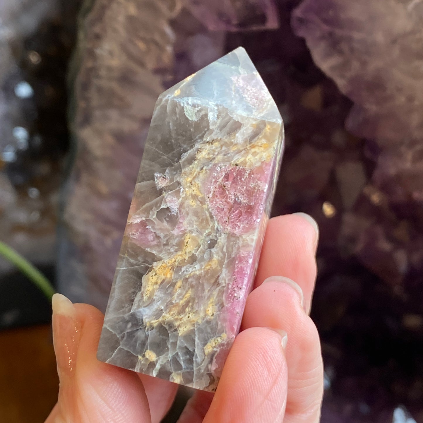 Pink Tourmaline Point