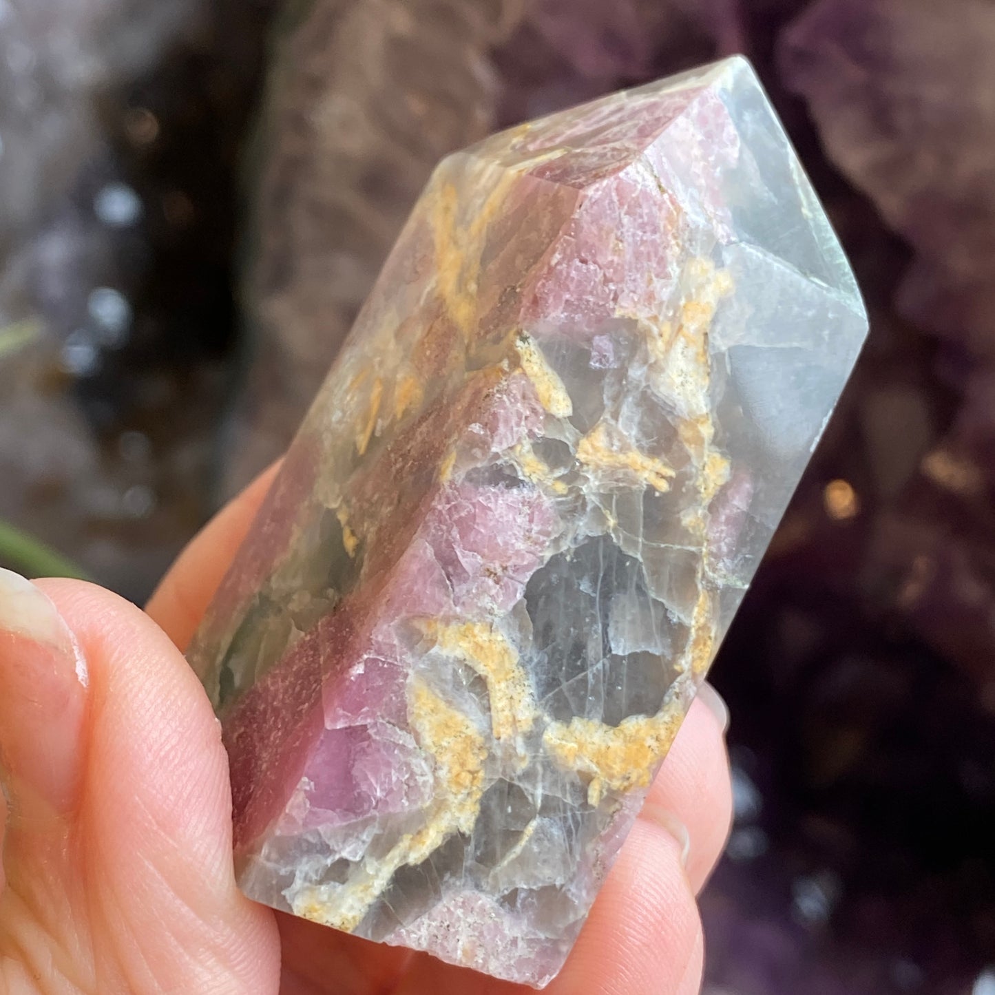 Pink Tourmaline Point
