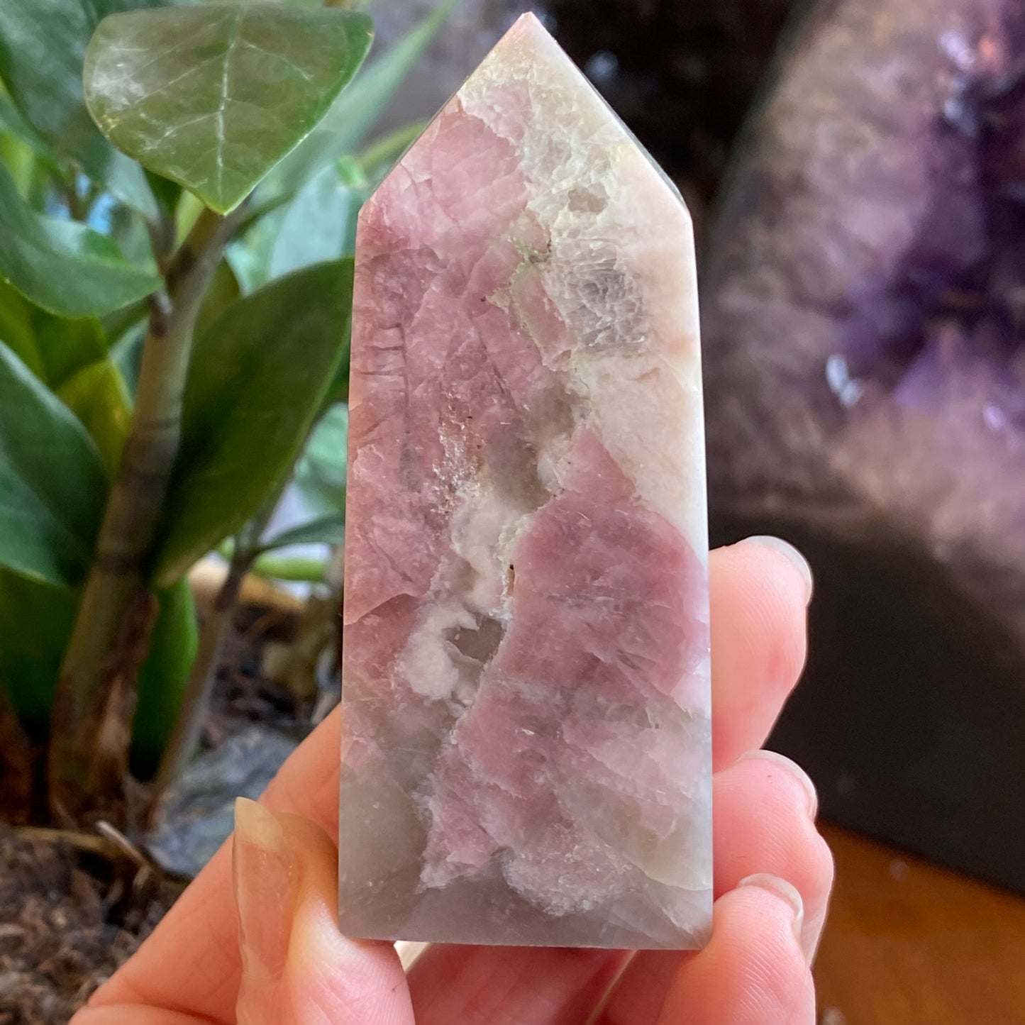 Pink Tourmaline Point