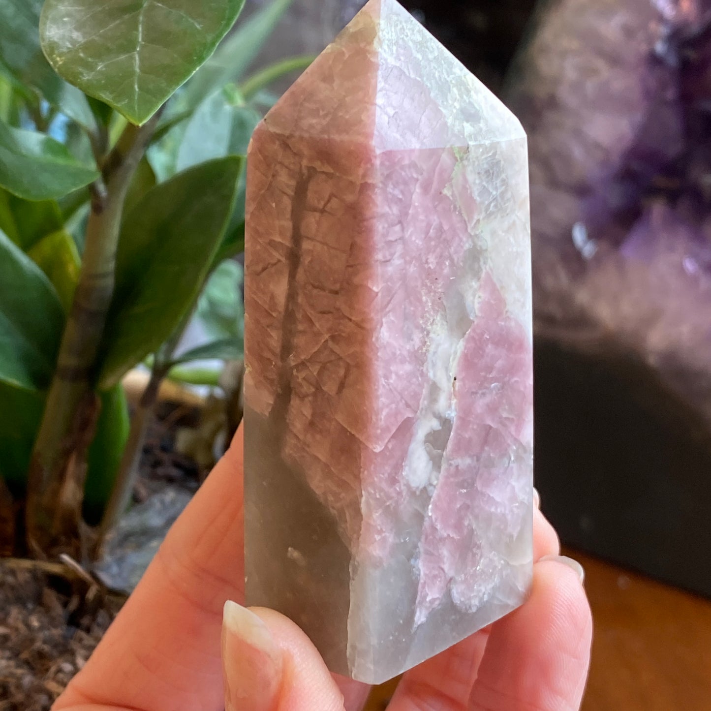 Pink Tourmaline Point