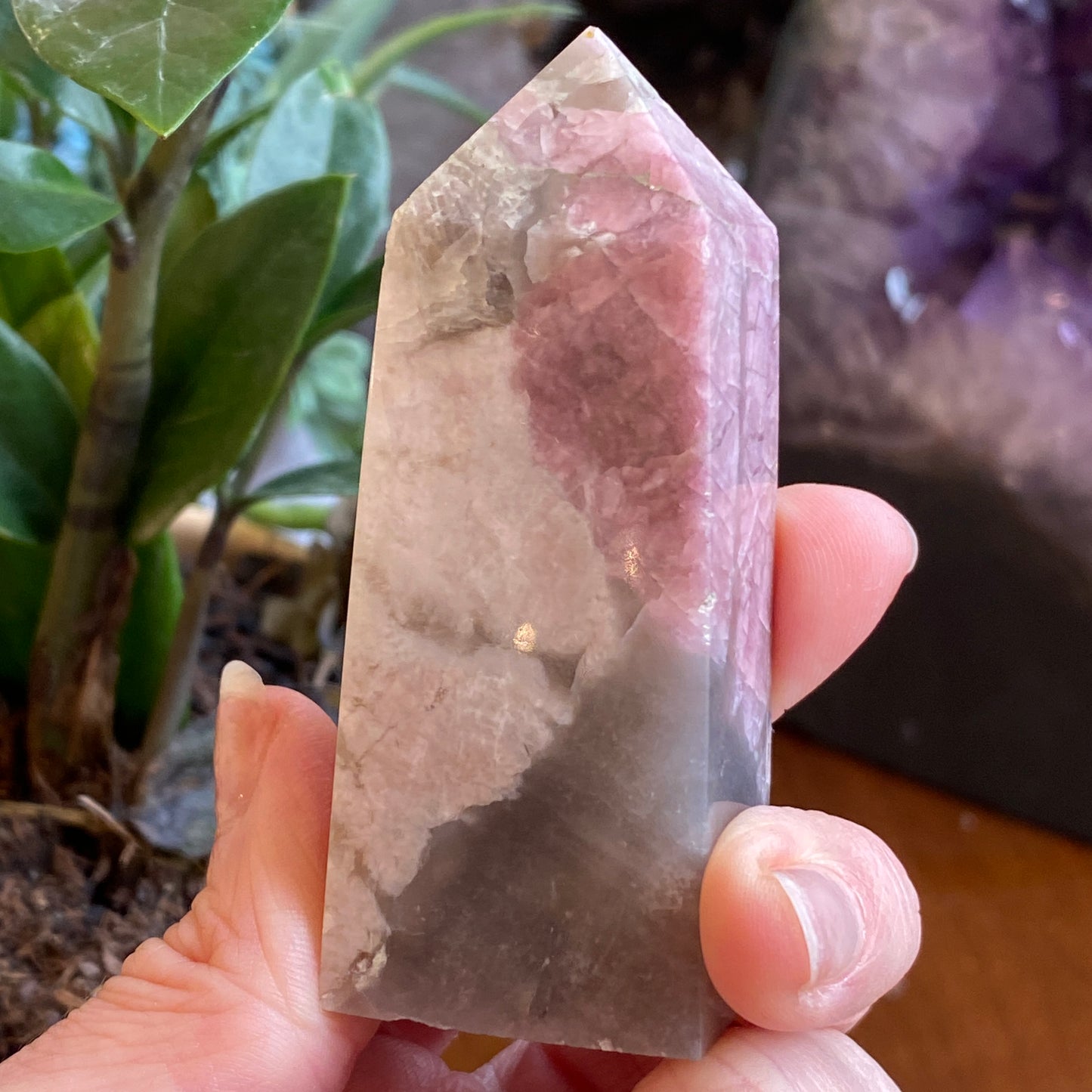 Pink Tourmaline Point