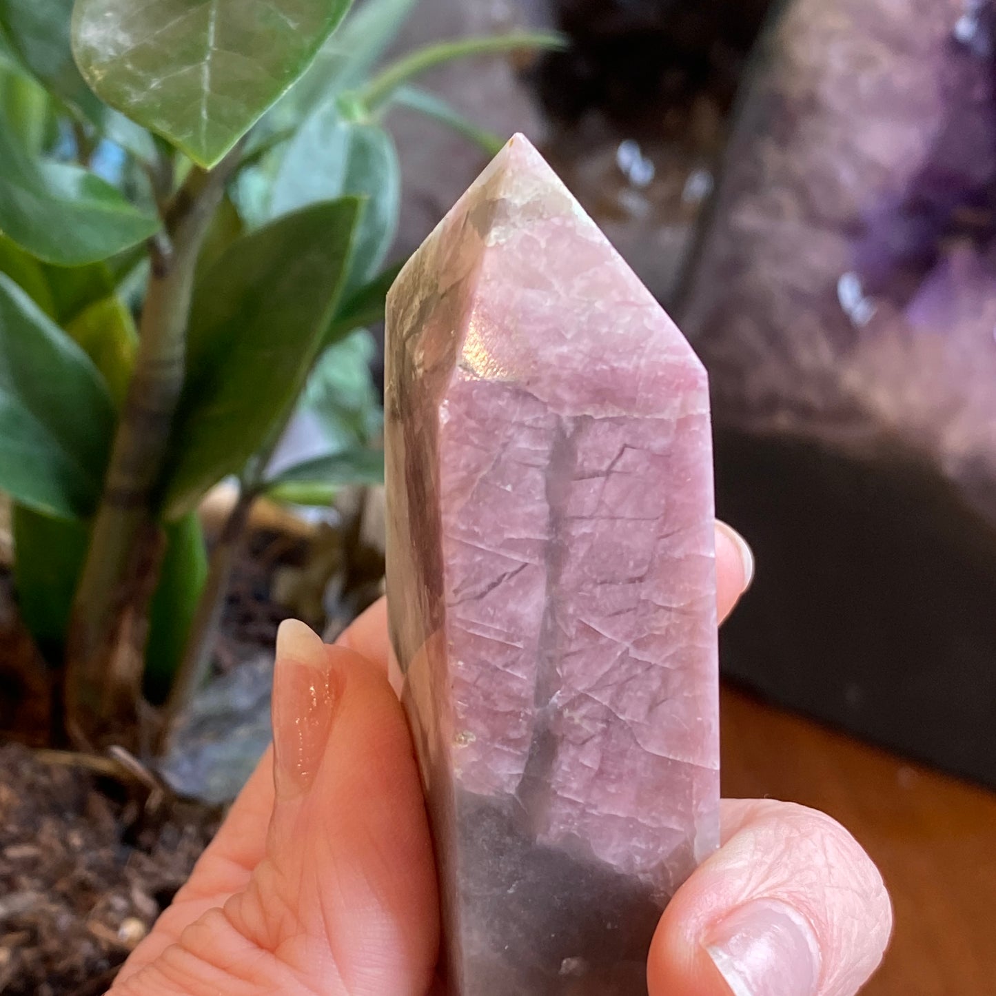 Pink Tourmaline Point