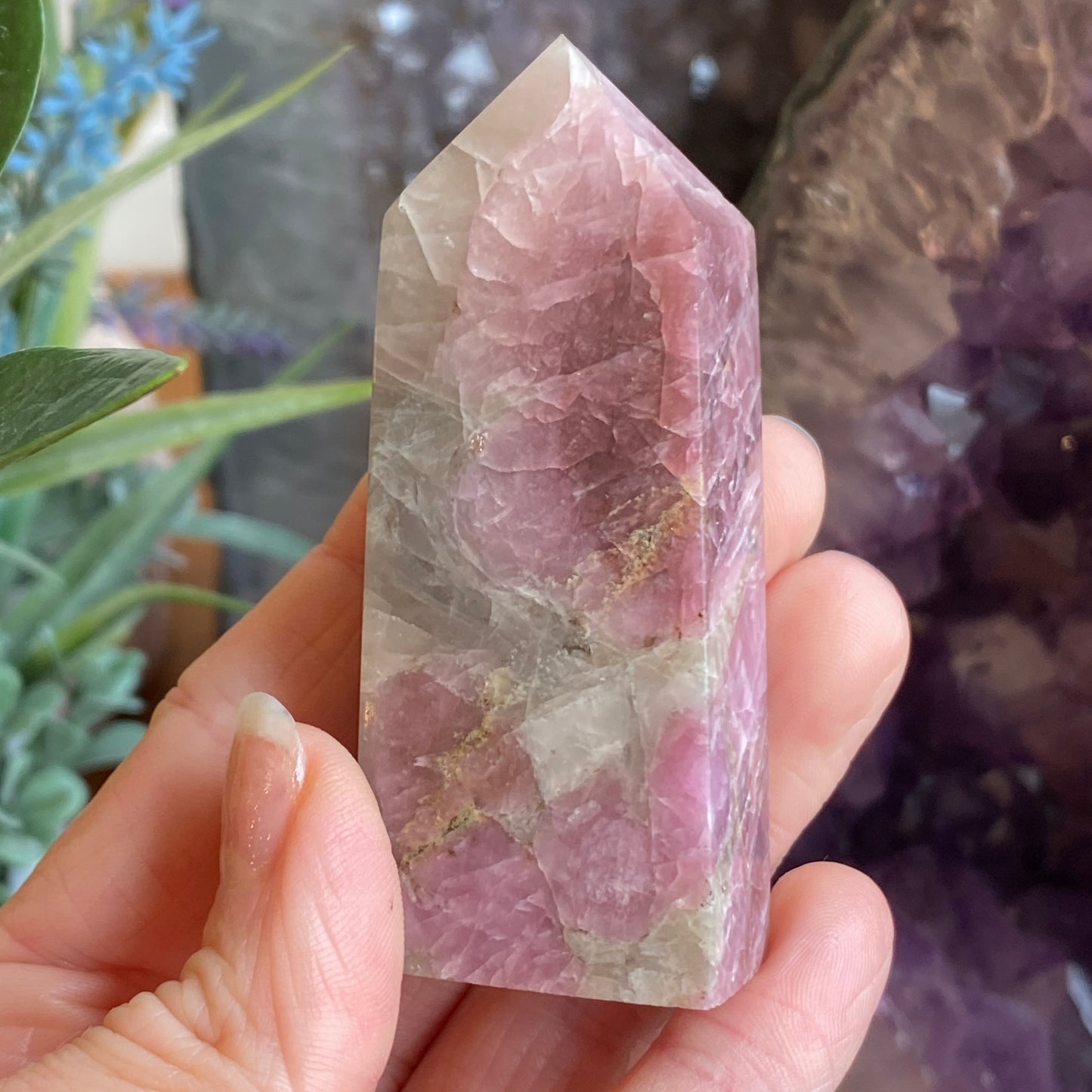 Pink Tourmaline Point