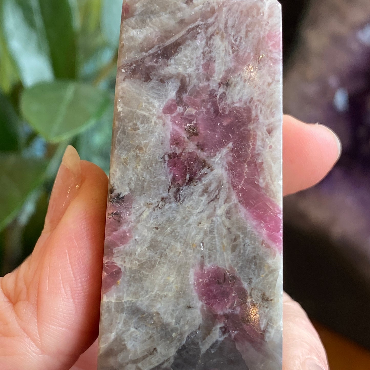 Pink Tourmaline Point