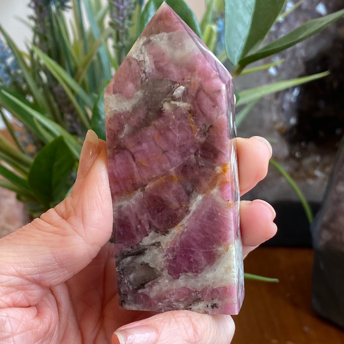 Pink Tourmaline Point