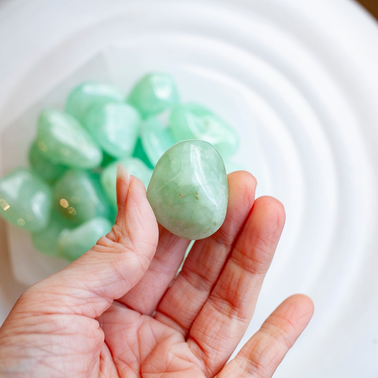 Large Prehnite Stone