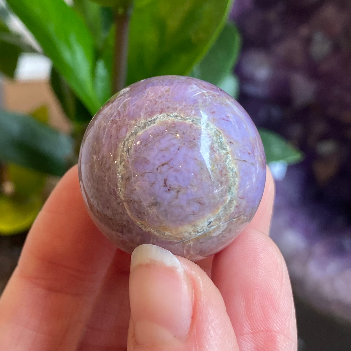 Turkish Purple Jade Sphere