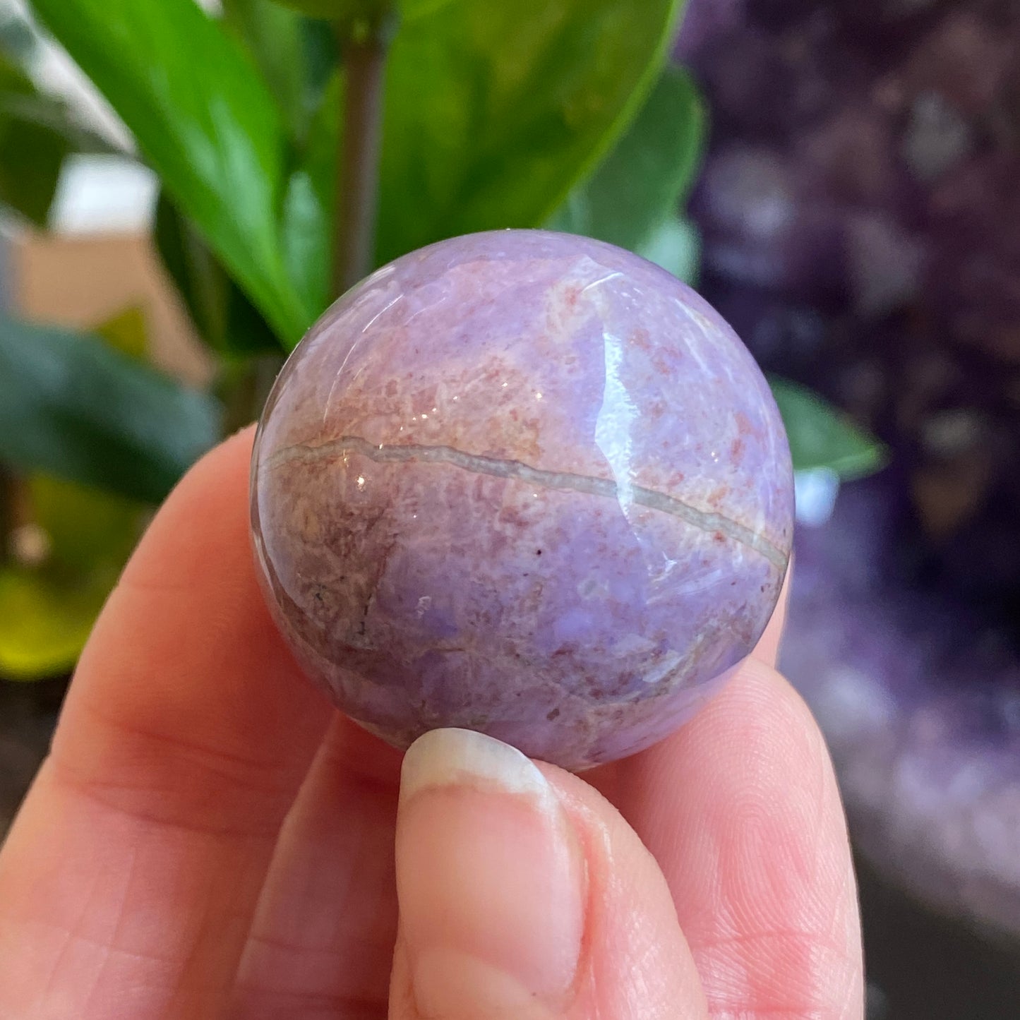 Turkish Purple Jade Sphere