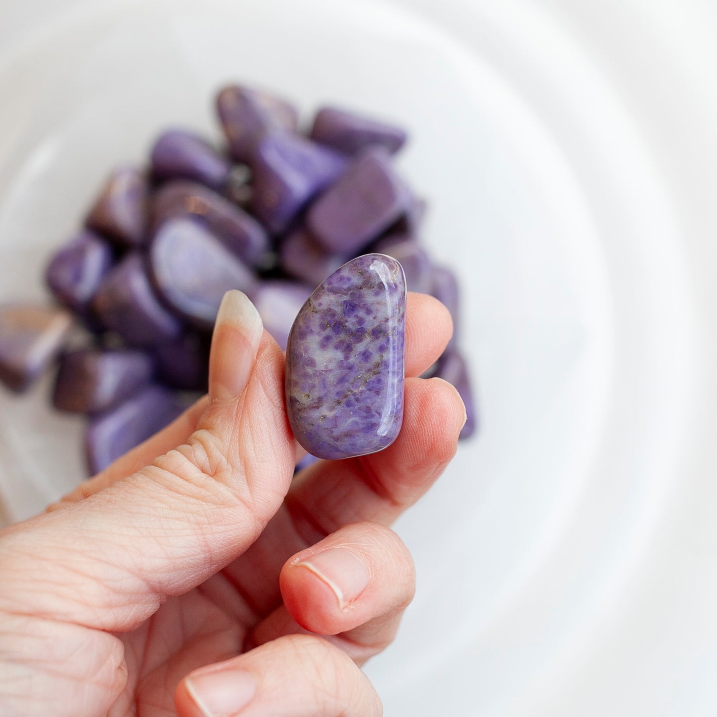 Purple Jade Stone, Turkish Purple Jadeite, AA