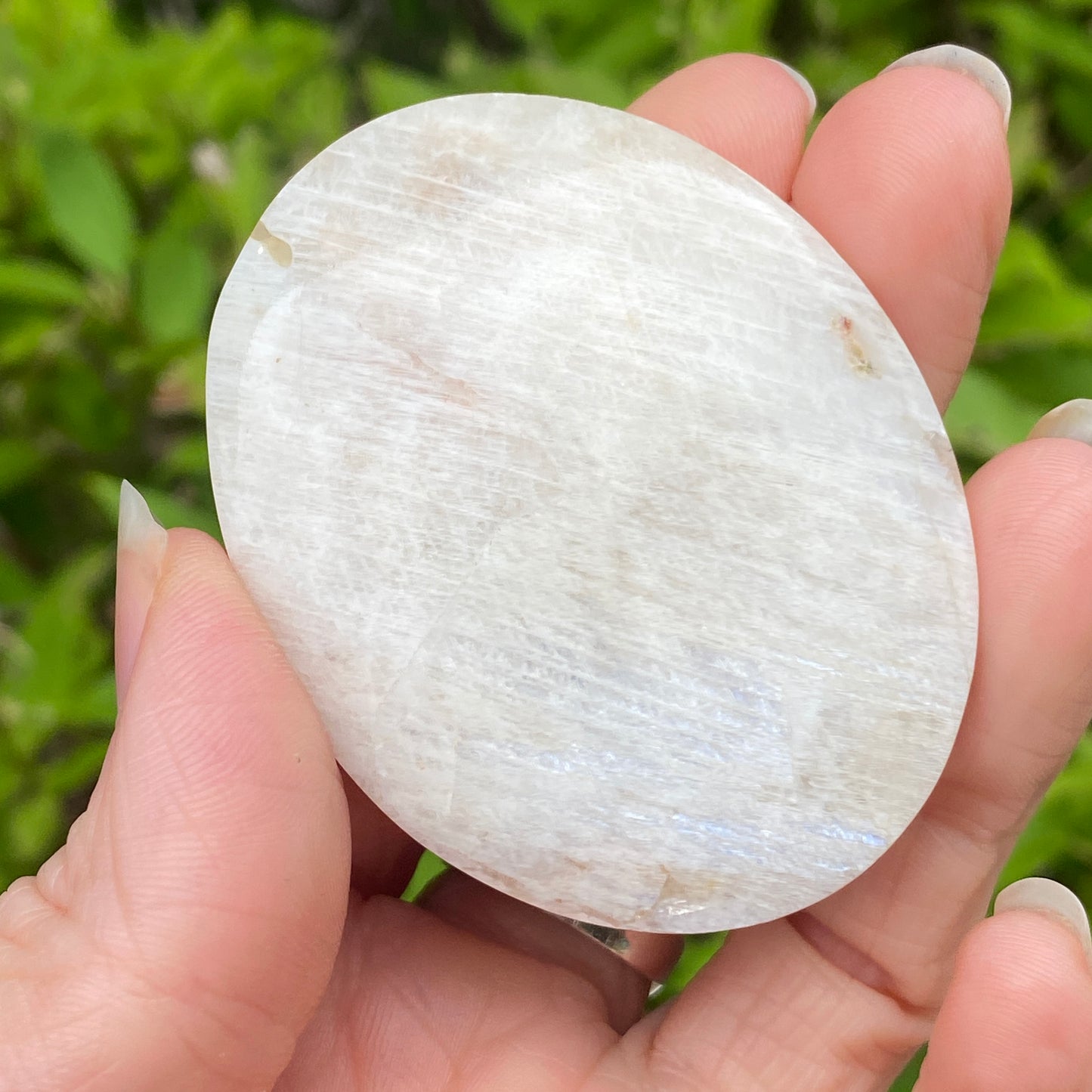 Moonstone Palm Stone
