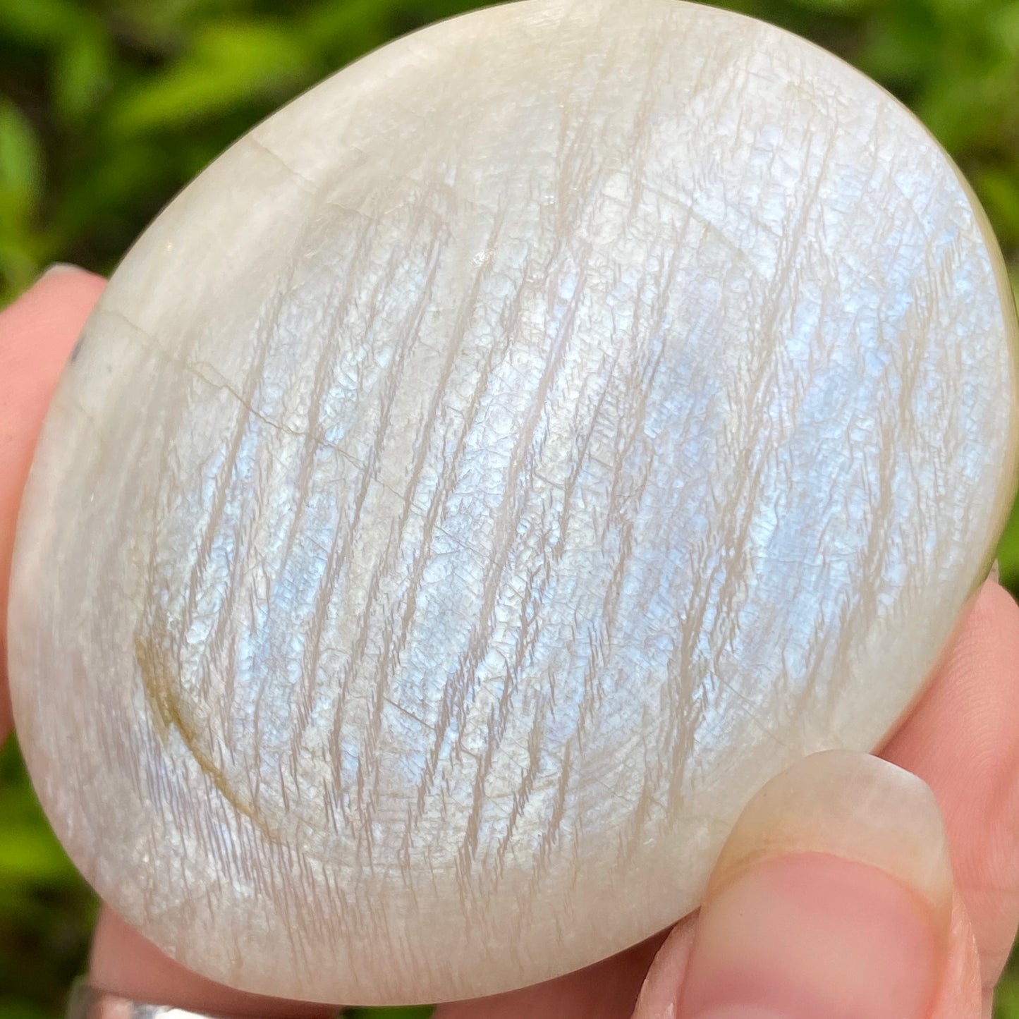 Moonstone Palm Stone