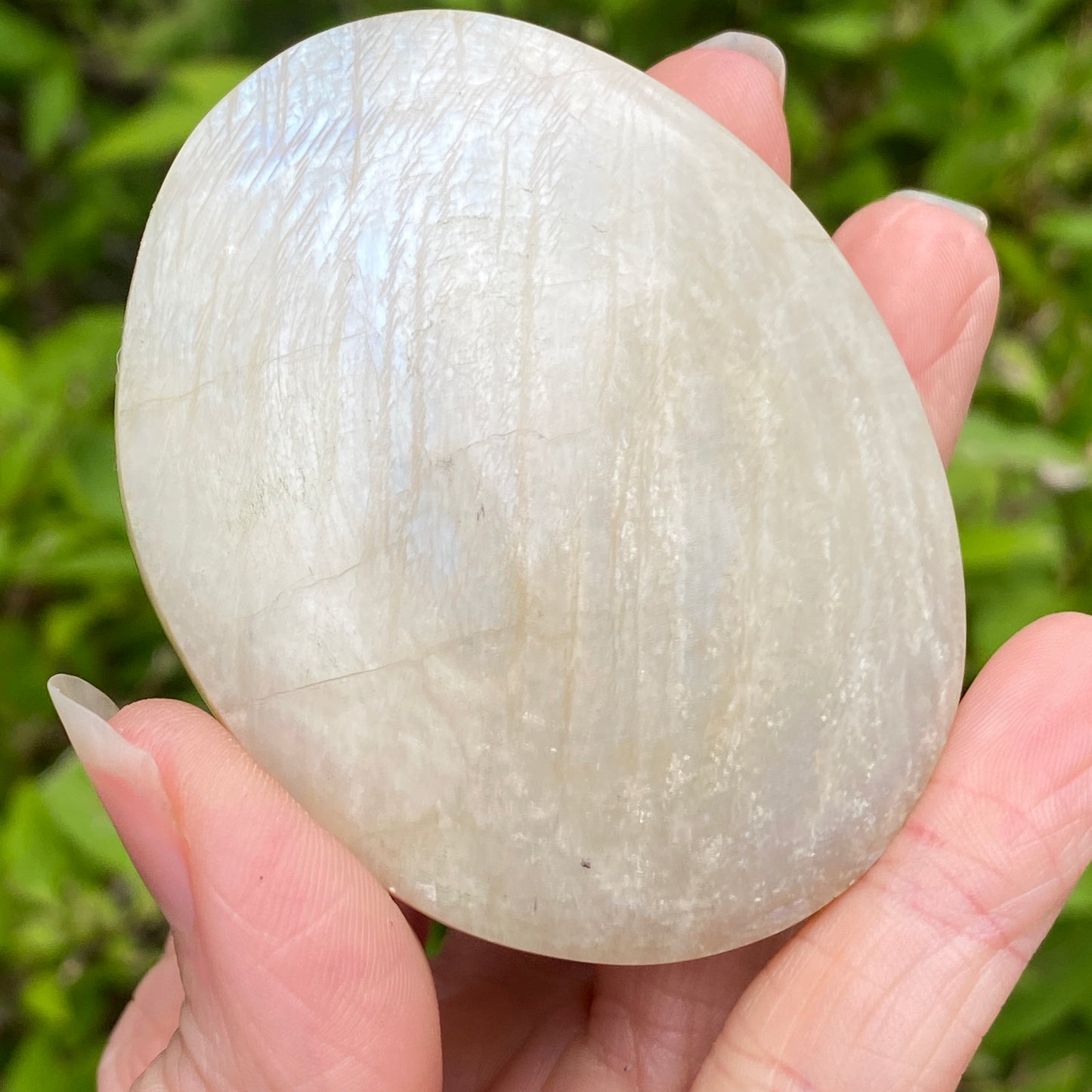 Moonstone Palm Stone