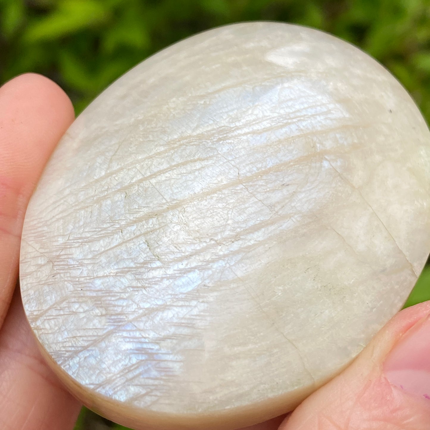 Moonstone Palm Stone
