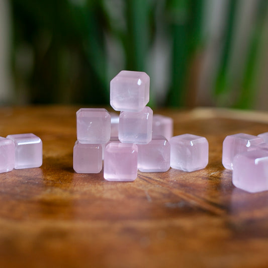 Rose Quartz Cube