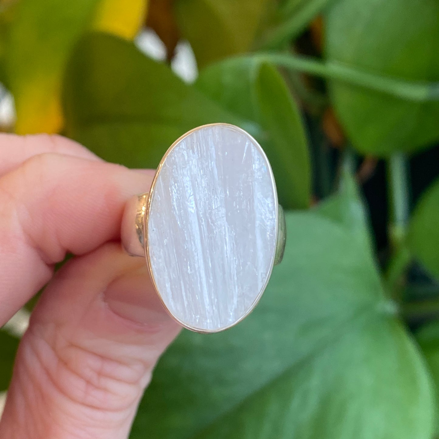 Scolecite Ring, Size 7.5