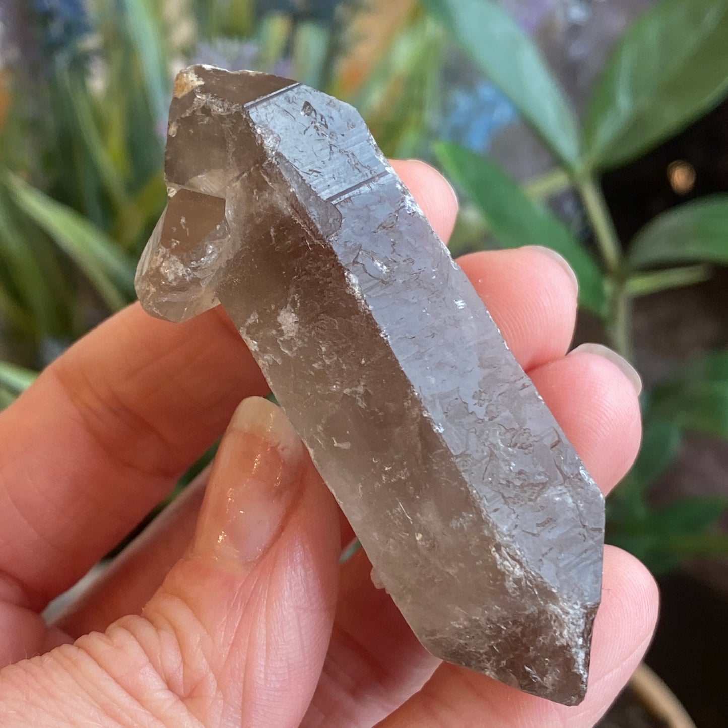 Smoky Quartz Crystal, Raw, Double Terminated