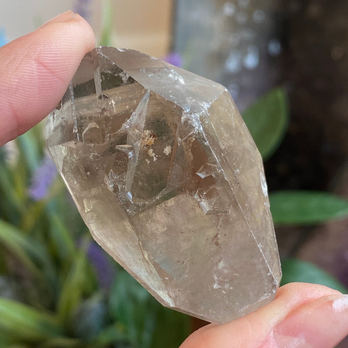 Smoky Quartz Crystal, Raw, Double Terminated