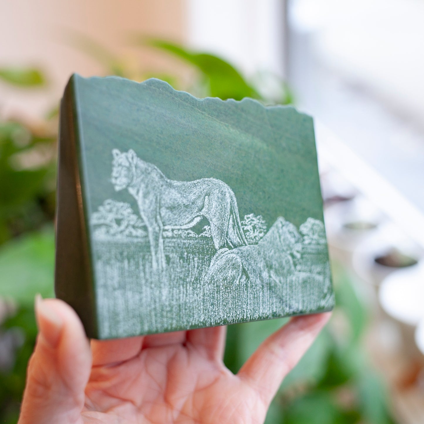 Verdite Stone Animal Print, Cheetah