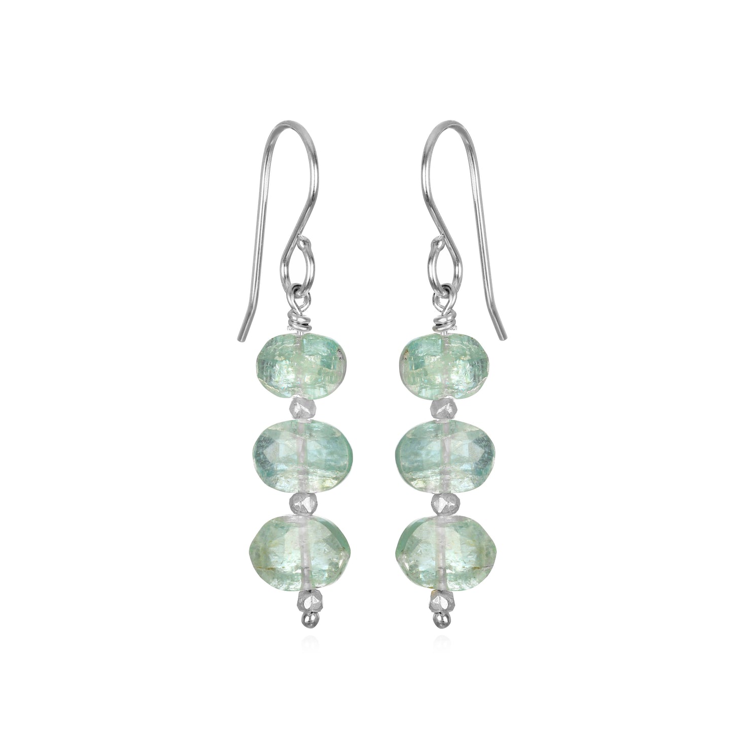 Kyanite Dangles-Blue: Gold, Amelia Rose Jewelry