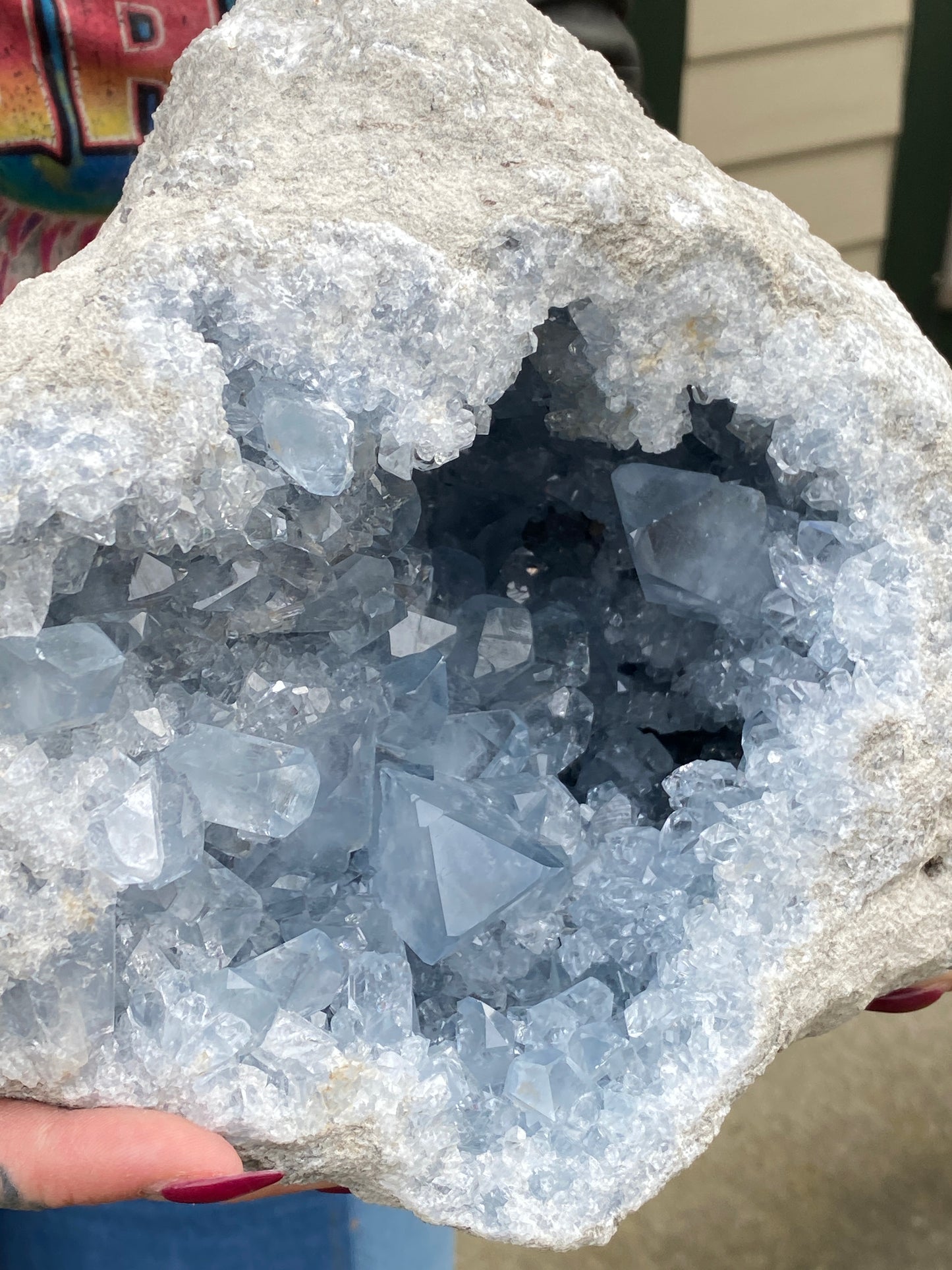 Celestite Geode, 19lbs