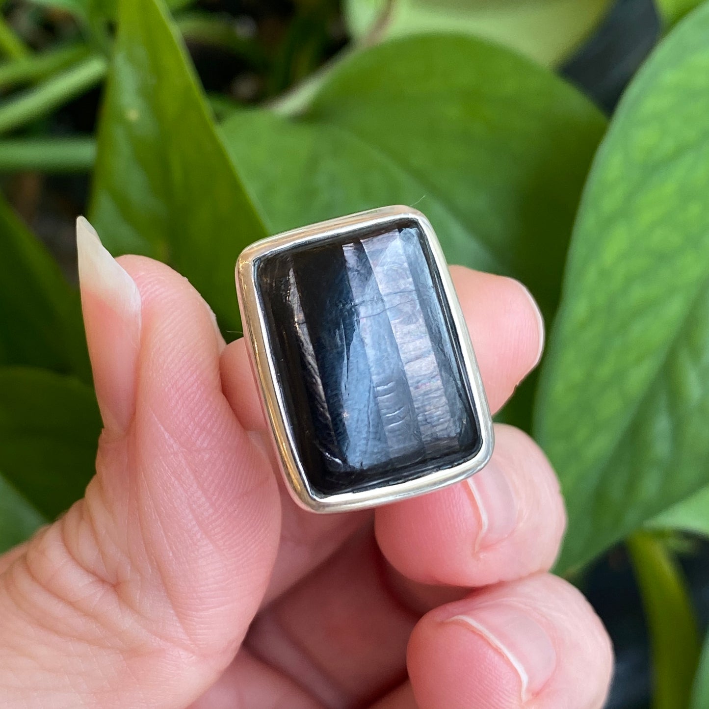 Hypersthene Ring, Size 6.5