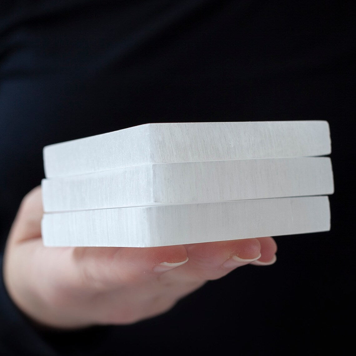 Selenite Plate, 2.5in Square