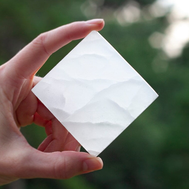 Selenite Plate, 2.5in Square