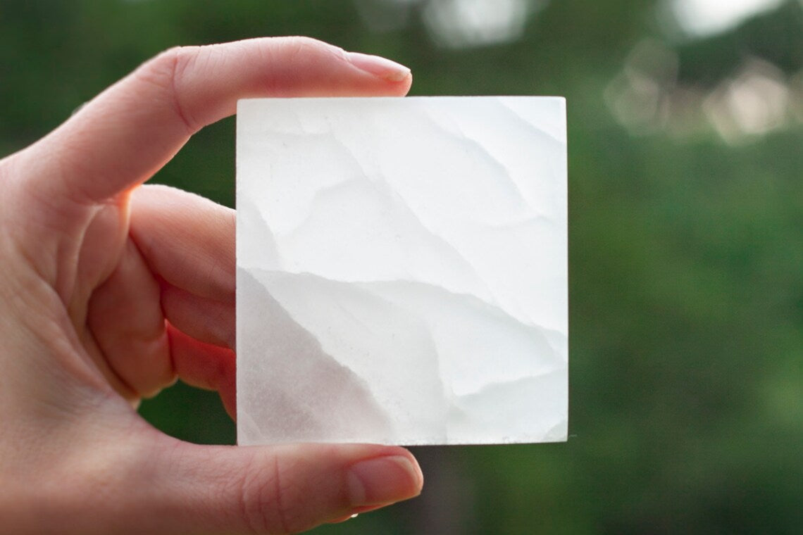 Selenite Plate, 2.5in Square