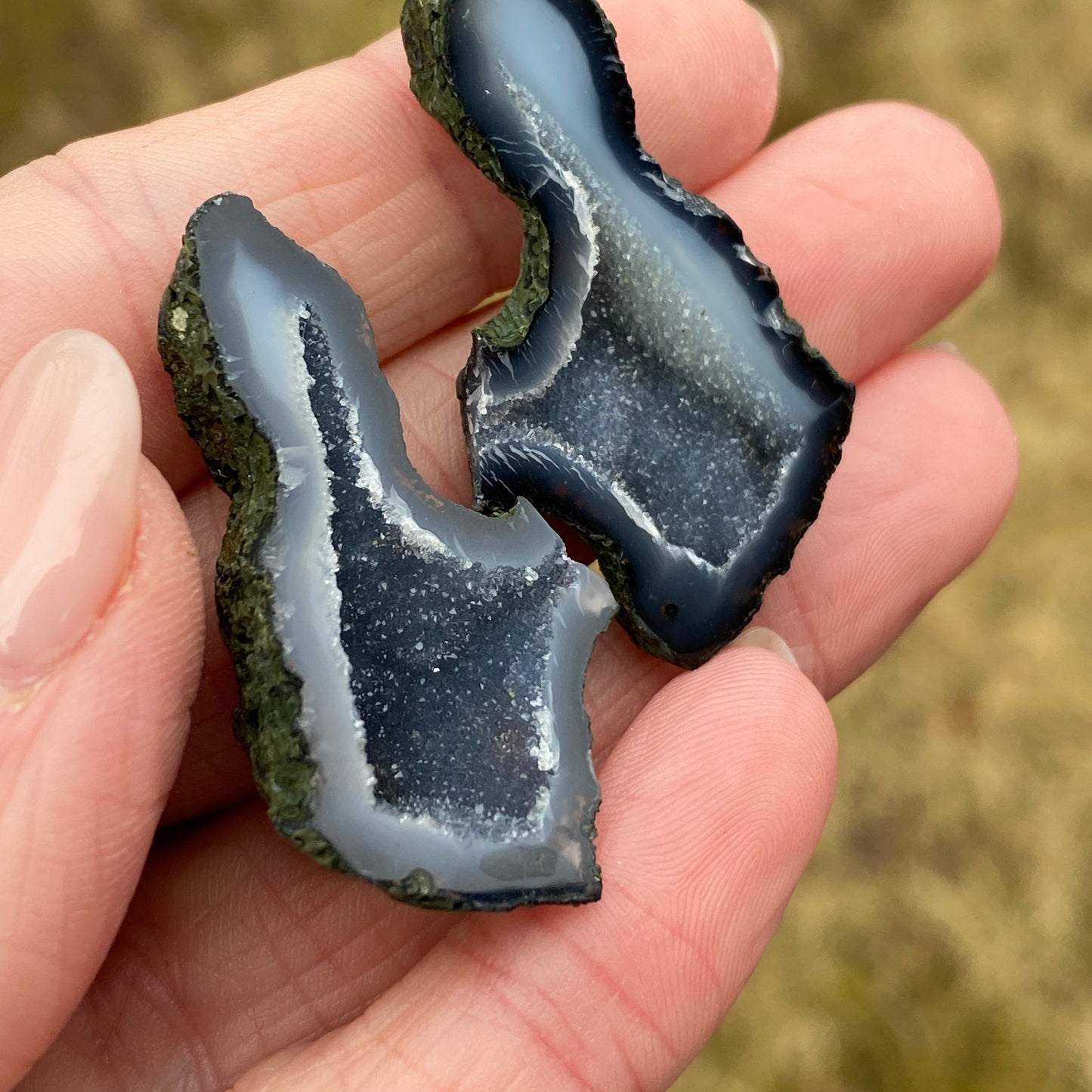 Tabasco Geode Pair