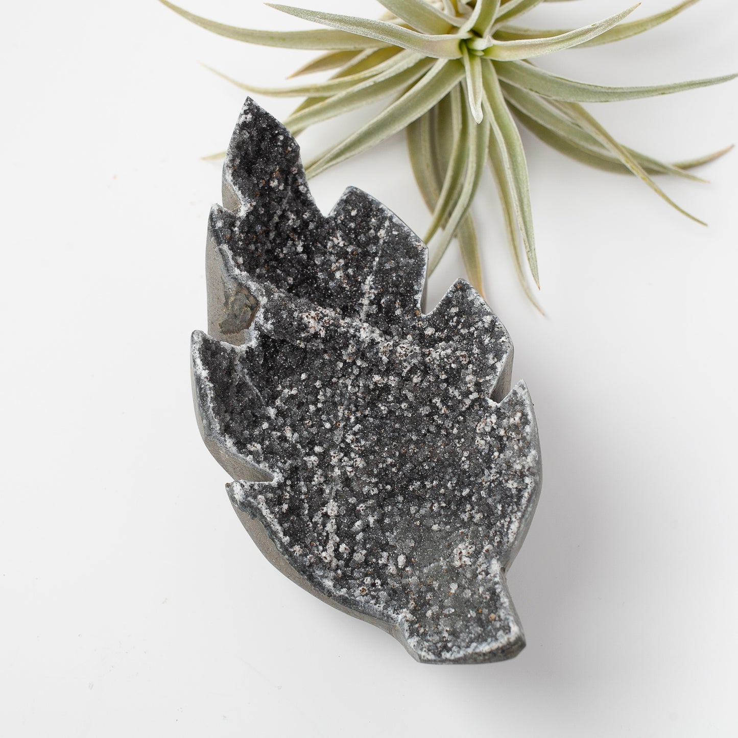 Amethyst Leaf Carving