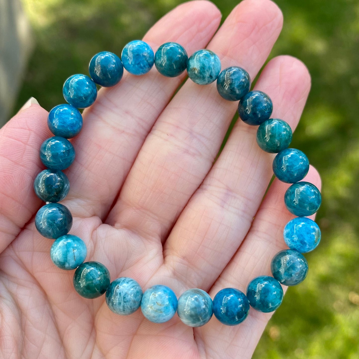 Apatite Bracelet, 8mm