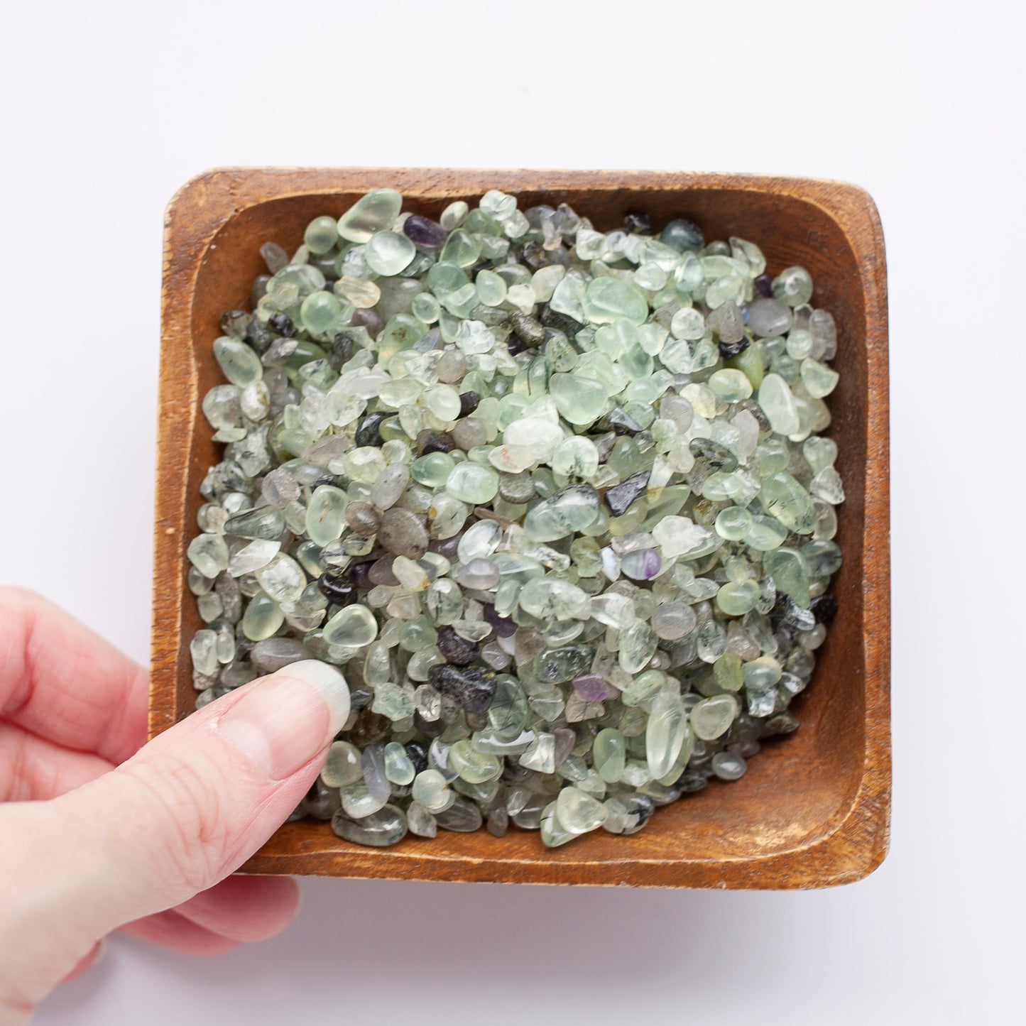 Prehnite Epidote Chips | Manifesting, New Beginning | 5-7mm