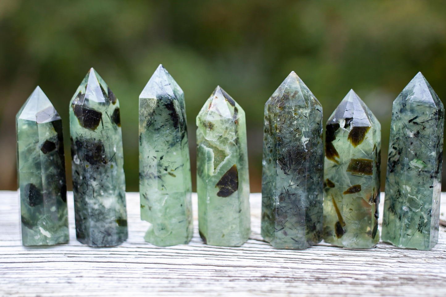 Epidote in Prehnite Tower